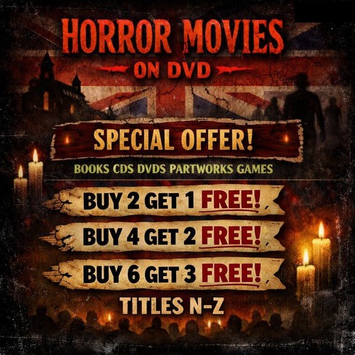 Horror films dvd titles - on,